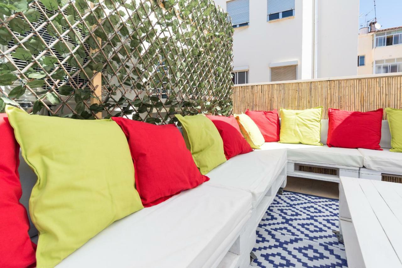 Ma1A-Apt With Rooftops With Palms Close To Old Town Malaga Luaran gambar