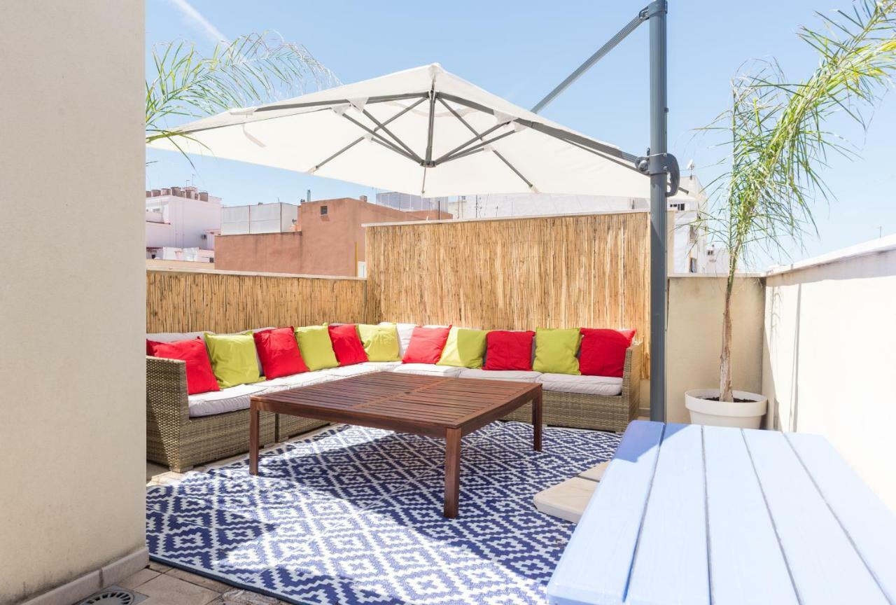 Ma1A-Apt With Rooftops With Palms Close To Old Town Malaga Luaran gambar
